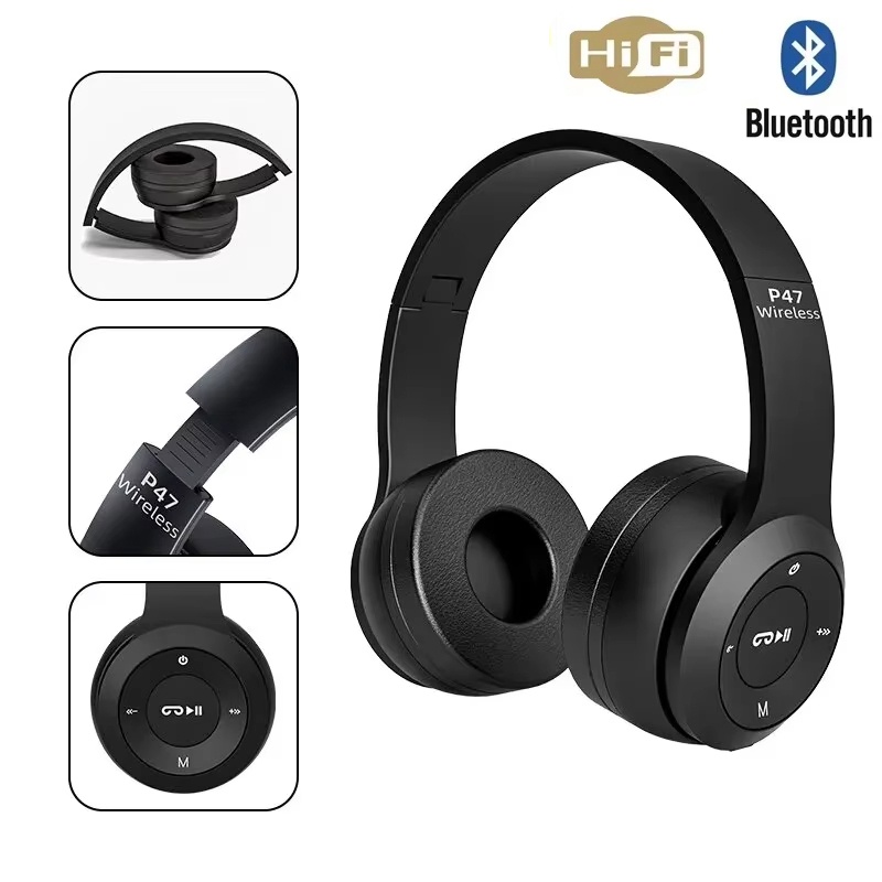 Bluetooth Headset On Ear - HIFI Stereo Kulaklık Bluetooth Kulaklık Katlanır