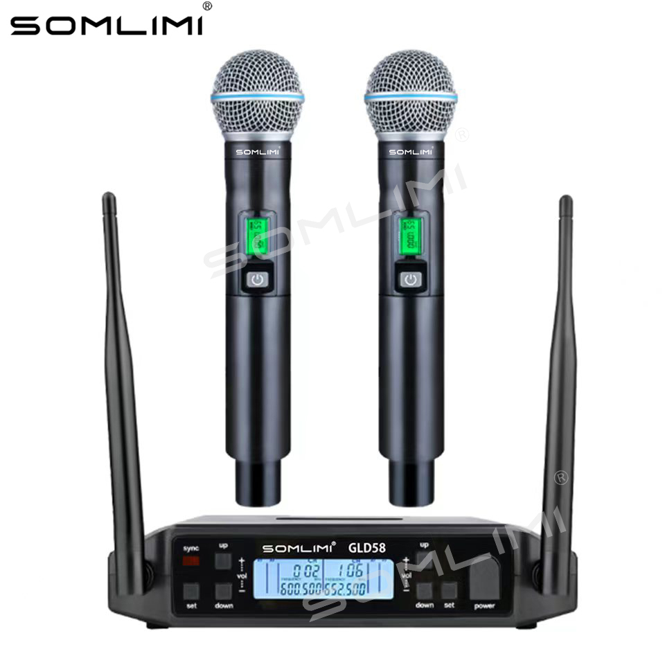 Shure Mic Sm58 - SOMLIMI G24-A58 600MHz Metal El Tipi