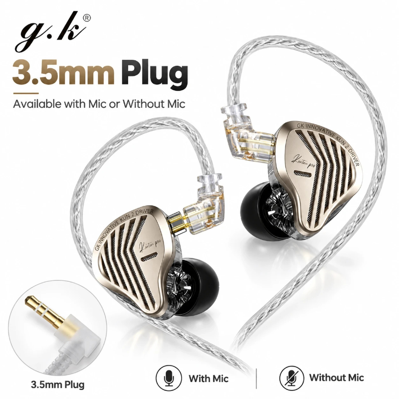 In Ear Monitor Iem - GK KUNTEN PRO KUN 2 Sürücülü