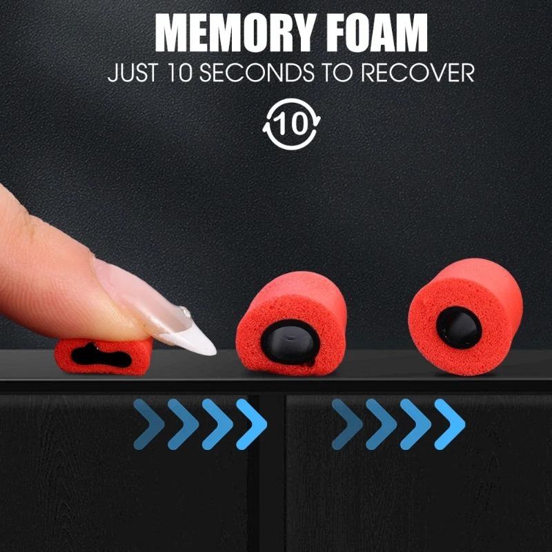 1-6 çift yumuşak hafızalı köpü - Earphone Foam Tip incelemesi ve fiyatı