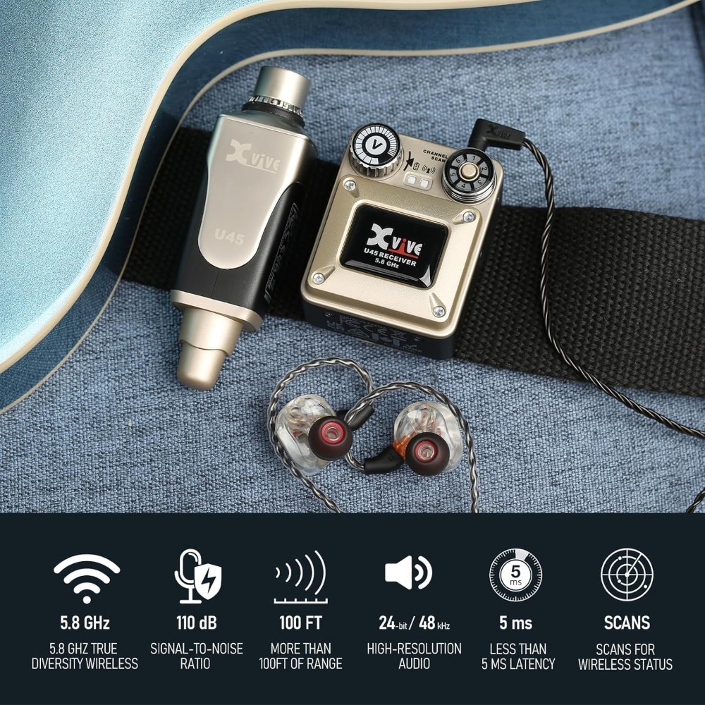 Xvive U45 Kablosuz Kulak İçi M - In Ear Monitor Iem incelemesi ve fiyatı