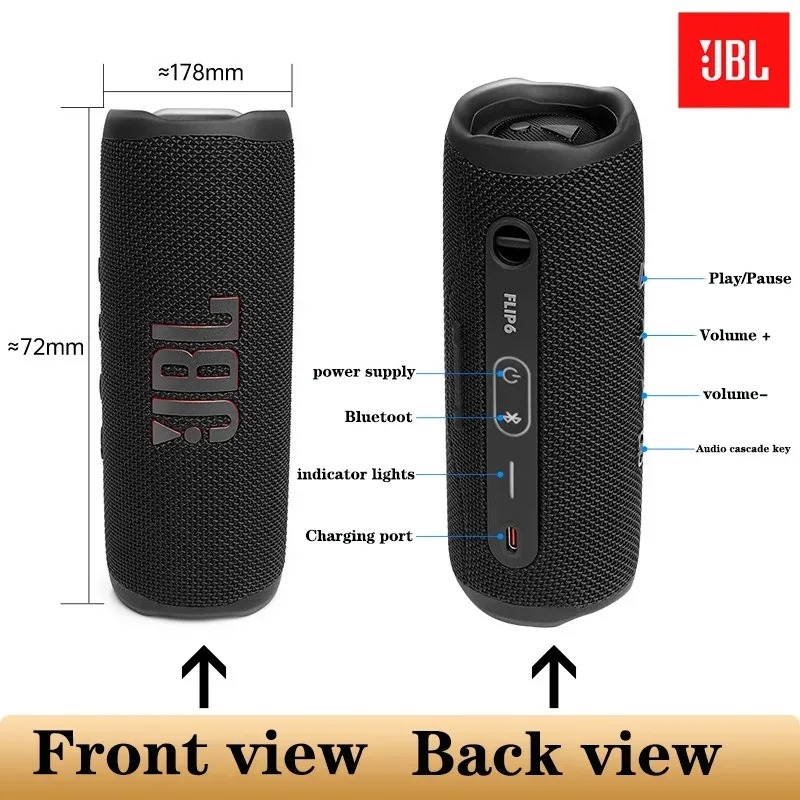 JBL FLIP6 Silindir Şeklinde Bl - Jbl Speaker Flip 6 incelemesi ve fiyatı