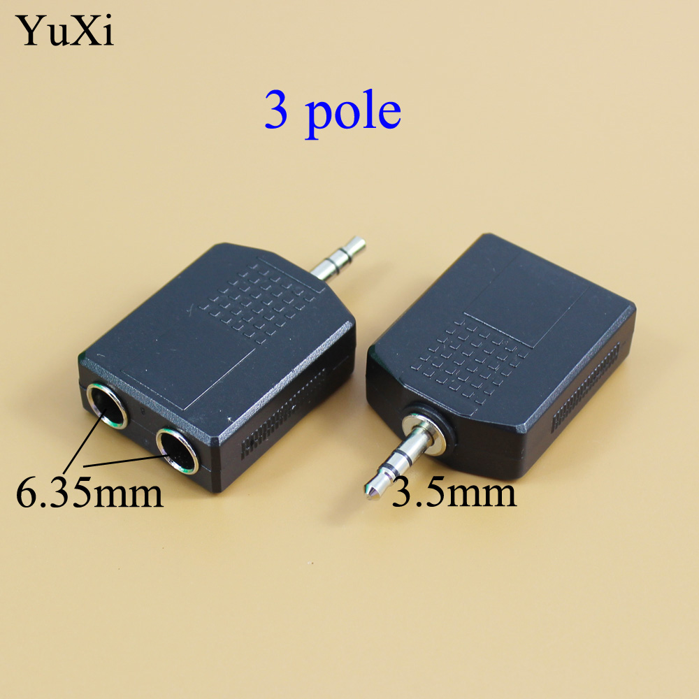3,5 mm/6,35 mm Dişi - 2 RCA Er - Earphone Splitter Jack incelemesi ve fiyatı